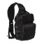 Batoh přes rameno MilTec Assault S TACTICAL BLACK / 10L / 30x22x13cm Black