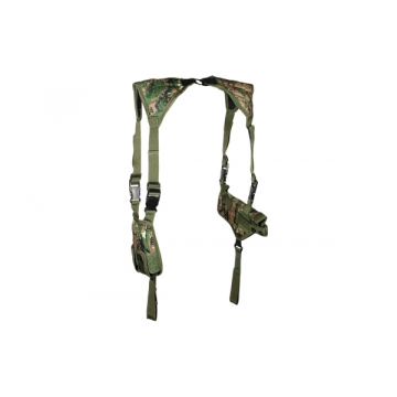 UTG LE Horizontal Shoulder Holster, Woodland Digital